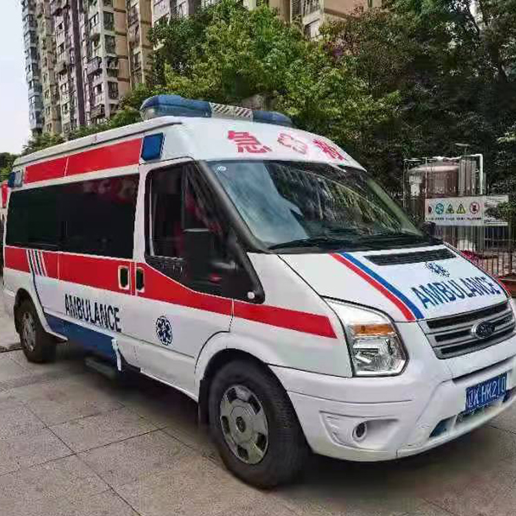 宾县长途救护车护送病人返乡